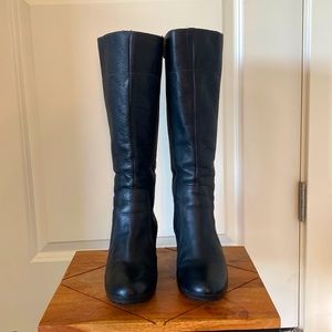 Timberland leather boots, size 7.5 US, height 16.5, circumference 14.5